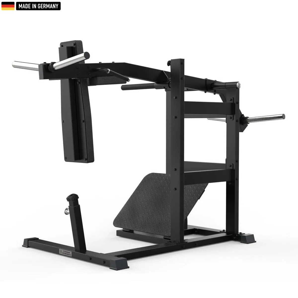 "Pendulum Hack Squat Machine – heavy-duty equipment for leg training with optimal biomechanics."

