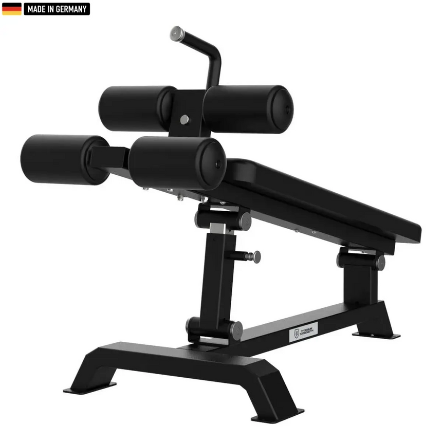 "Elite Series Adjustable Decline Ab Bench for core and strength training."

