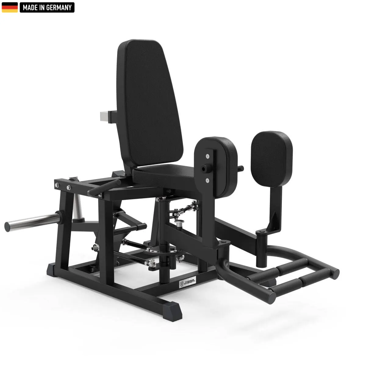 "Titanium Strength Abductor & Adductor Machine – plate-loaded gym equipment for inner and outer thigh workouts."

