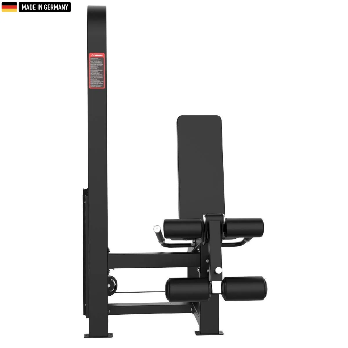 "Titanium Strength Selectorized Leg Extension Machine for quadriceps workouts."

