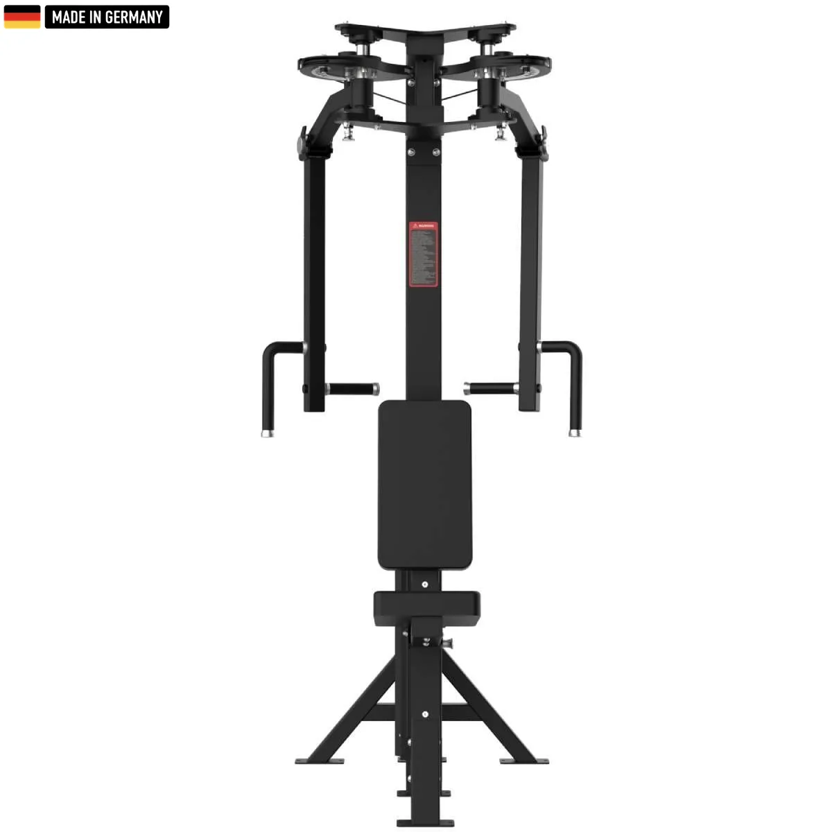 Titanium Strength Elite Series Pec Fly and Rear Delt Machine in black finish