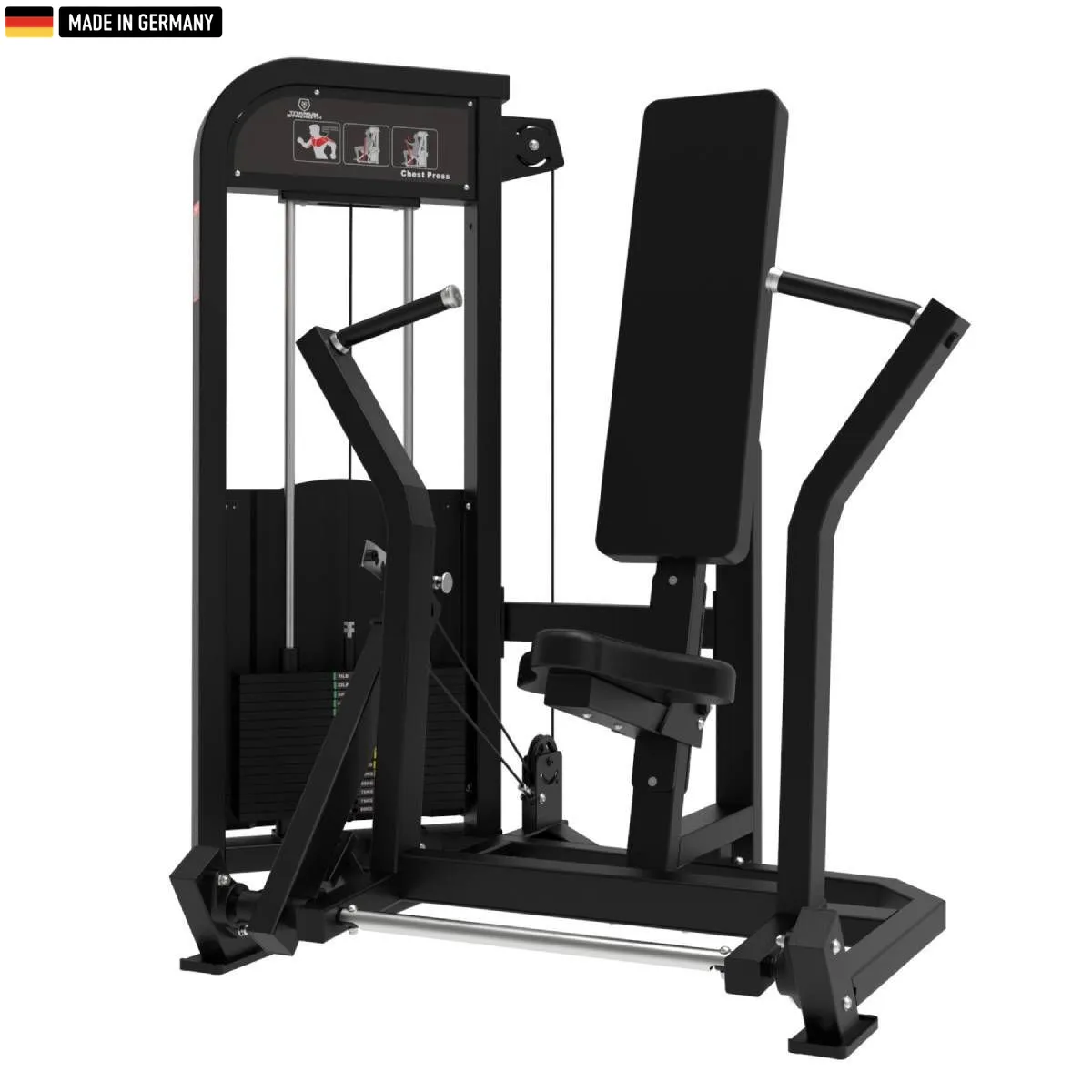 Titanium Strength Selectorized Vertical Chest Press Elite Series