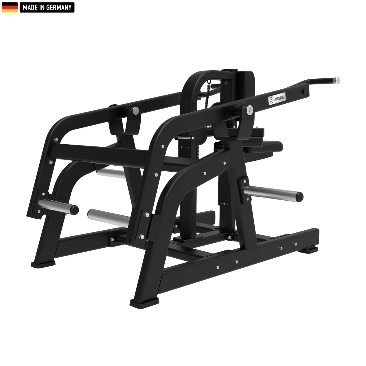 "Titanium Strength Elite Series Seated Dip Machine for triceps and upper body training."

