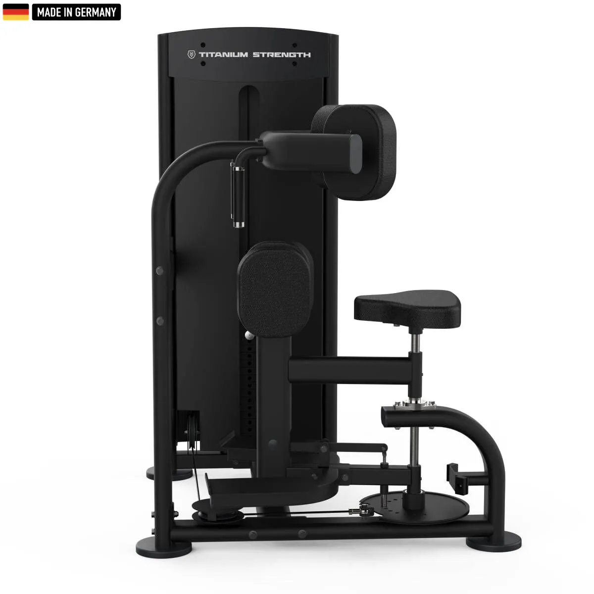 Elite Series Titanium Strength Black Series Torso Rotation Machine in a modern gym setting