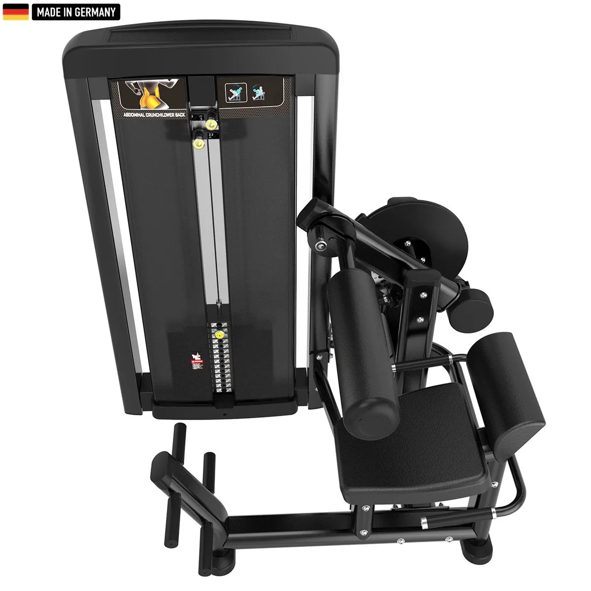 Titanium Strength Selectorized Abductor/Adductor Machine in black color