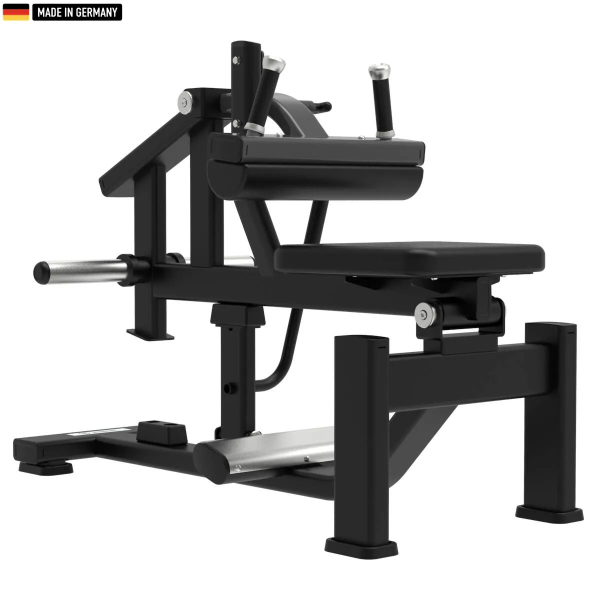 "Titanium Strength Elite Series Seated Calf Raise Machine – premium gym equipment for lower leg workouts."

