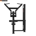 Elite Series Titanium Strength Selectorized Lat Pulldown Machine in a modern gym setting