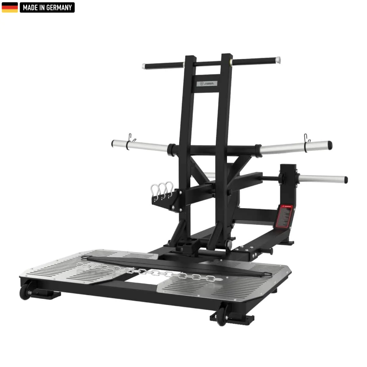 "Ultimate Belt Squat Machine – knee-friendly lower body strength training equipment with belt support."

