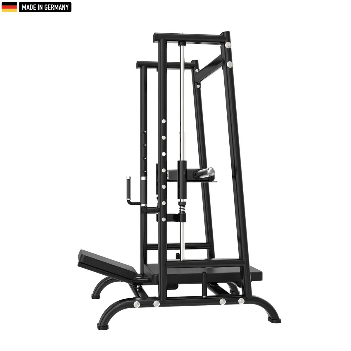 Titanium Strength Vertical 90° Leg Press – Heavy-duty gym machine for intense leg workouts.

