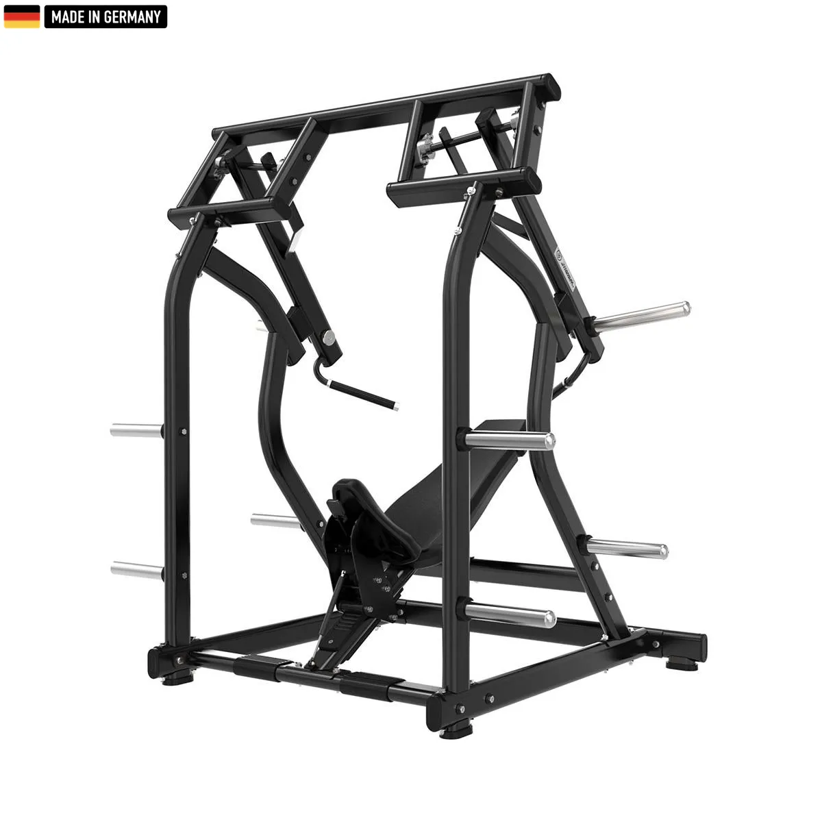 "Titanium Strength Iso-Lateral Incline Shoulder Press for effective upper body training."
