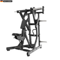 Titanium Strength Iso-Lateral Low Row Machine with plate-loaded design for effective back muscle training