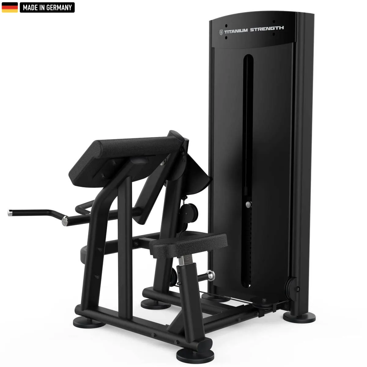 "Titanium Strength Dual Biceps Curl & Triceps Extension Machine BS-S10 for complete arm training."
