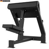 "Professional Scott Preacher Curl Bench for isolated biceps training."

