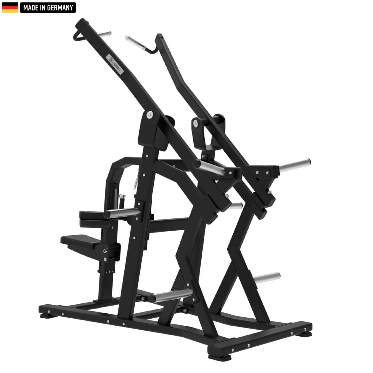 Titanium Strength Elite Wide Iso-Lateral Lat Pulldown with independent lever arms for symmetrical lat muscle training.