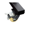 Force USA Bumper and Olympic Plate Rack – sturdy storage rack with transport wheels and chrome-plated brackets.

