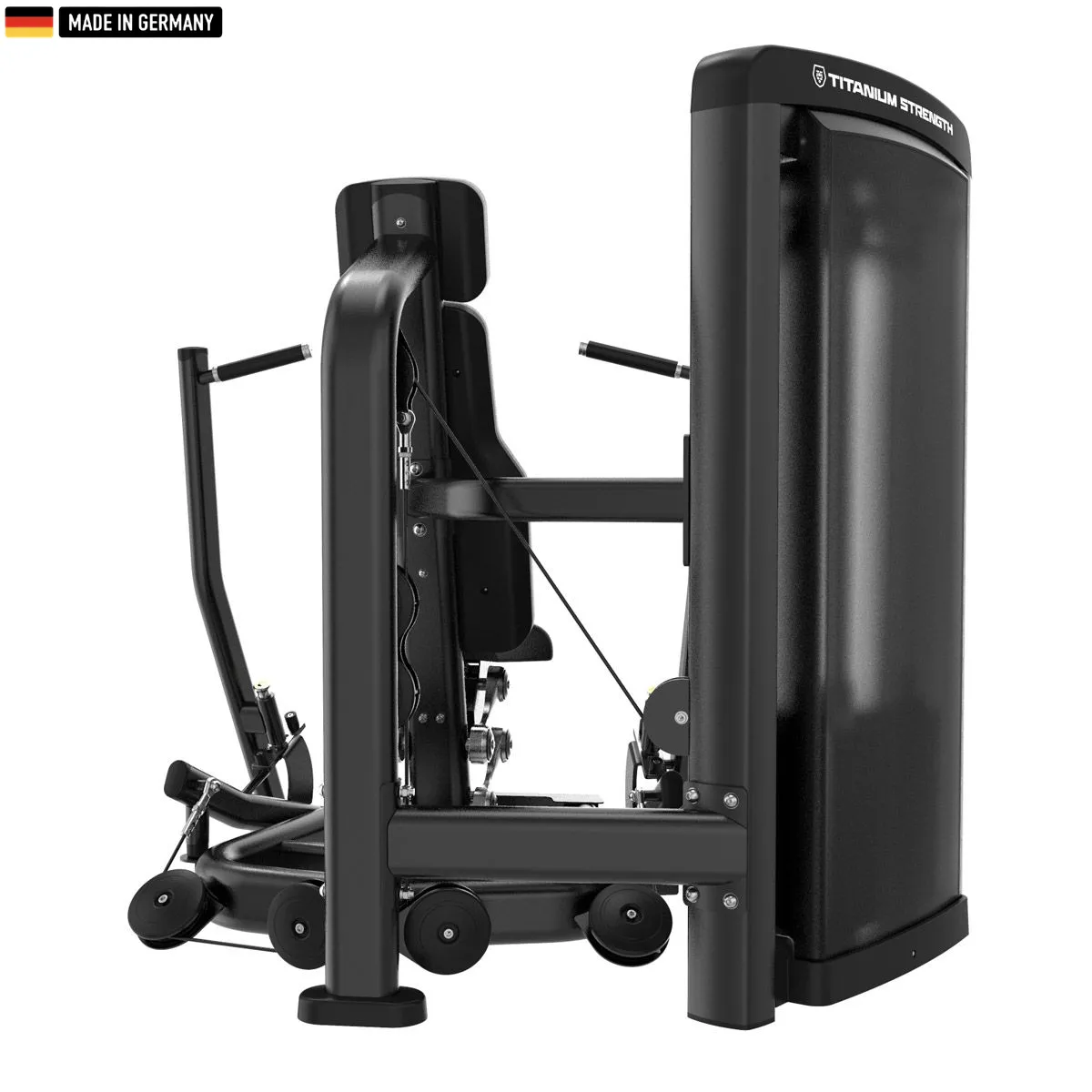 Titanium Strength Genesis Series Vertical Chest Press Machine with ergonomic design