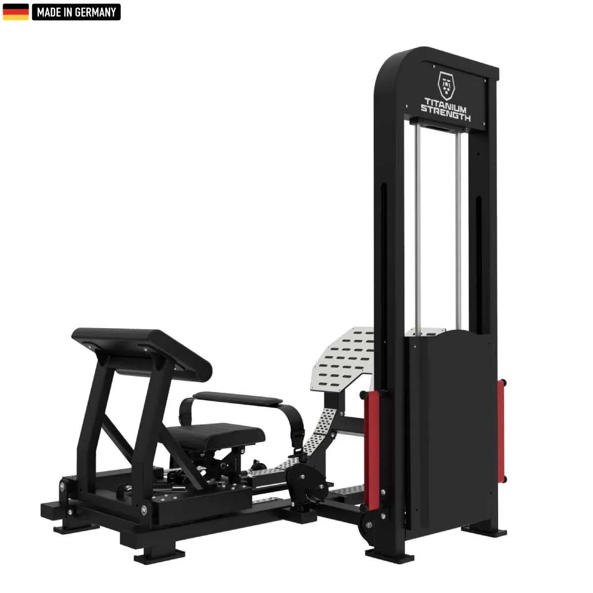 Titanium Strength Selectorized Hip Thrust Machine – Premium gym equipment designed for glute and lower-body strengthening.

