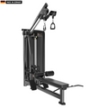 Selectorised Unilateral Pulldown Machine by Titanium Strength, ideal for back and shoulder workouts in professional gyms