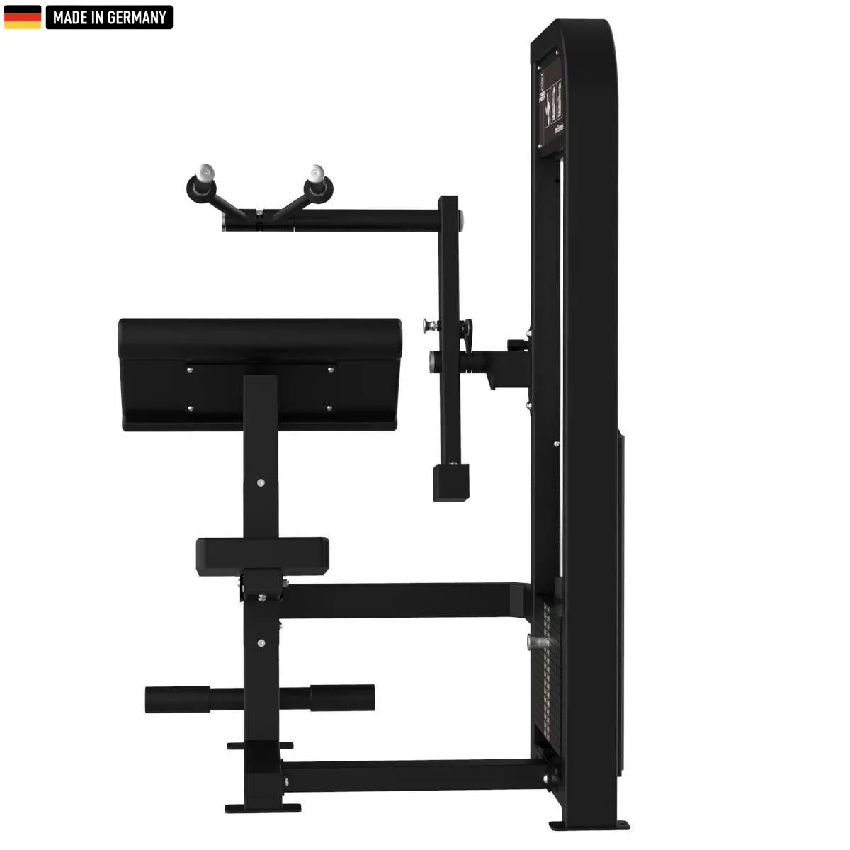 "Titanium Strength Selectorized Triceps Extension Machine EL-S20 for targeted arm training."

