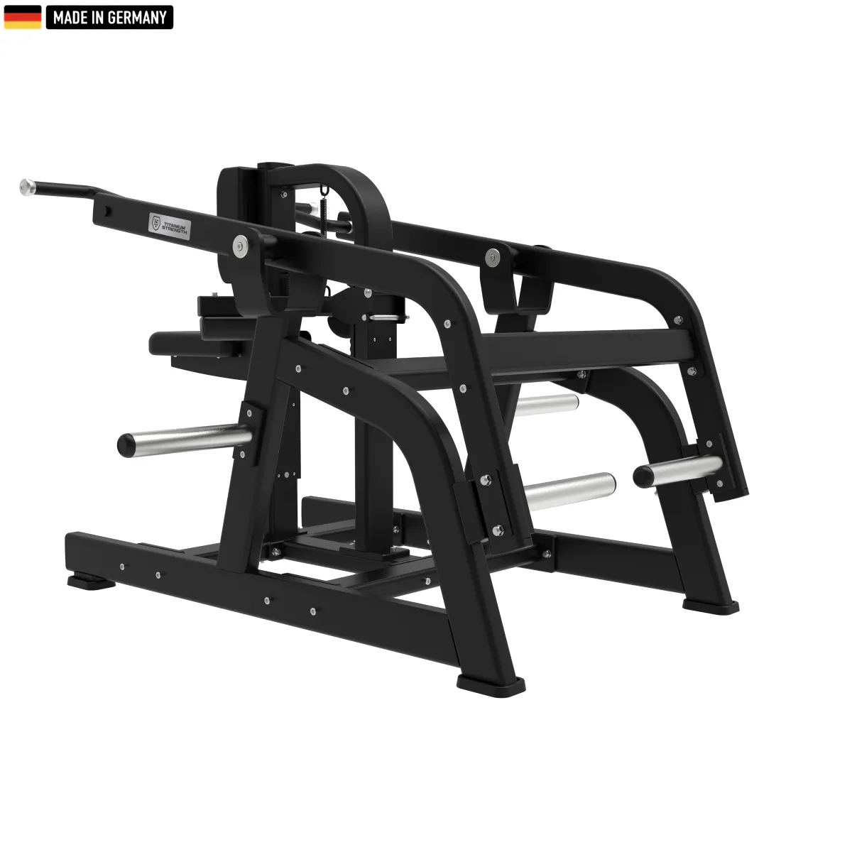 "Titanium Strength Elite Series Seated Dip Machine for triceps and upper body training."

