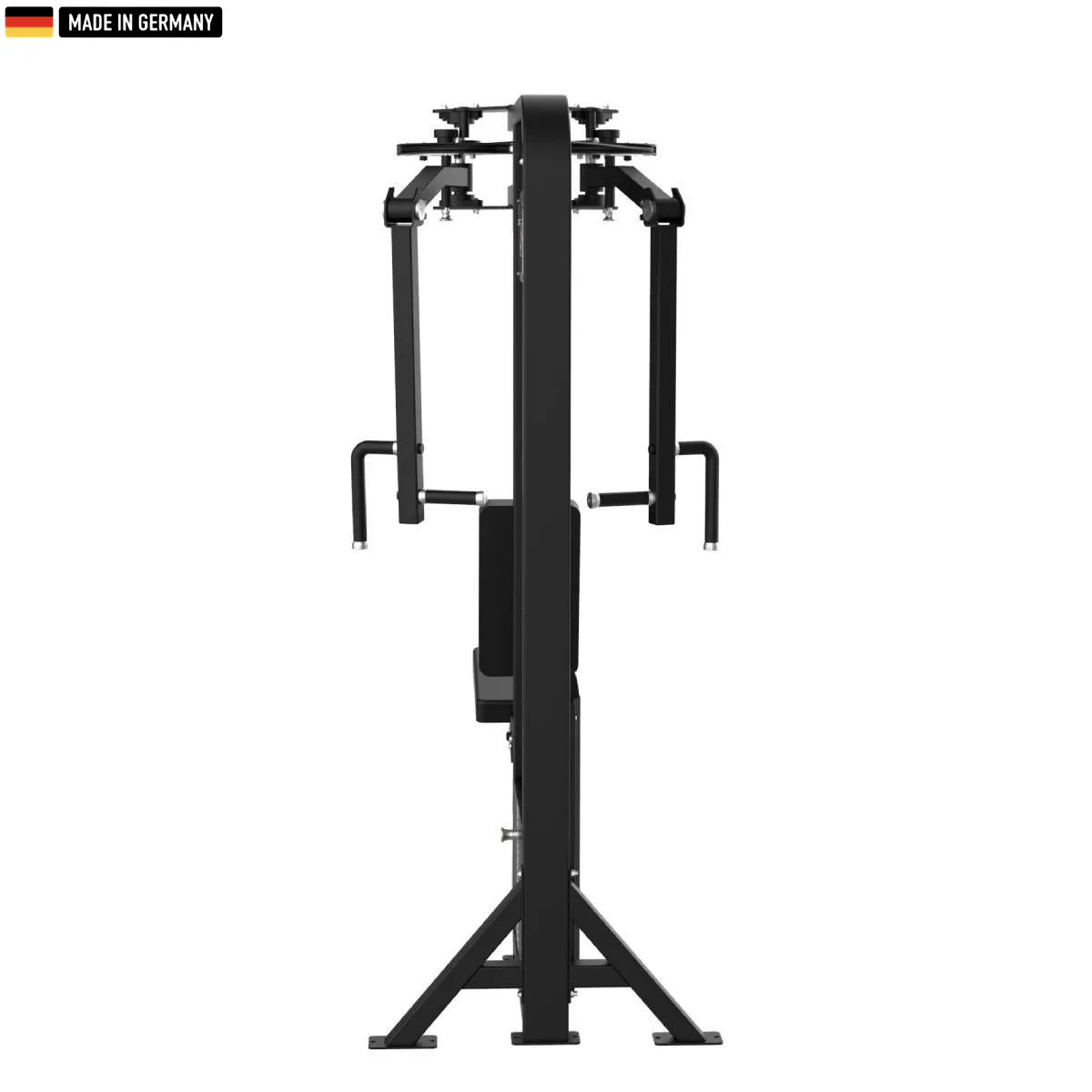 Titanium Strength Elite Series Pec Fly and Rear Delt Machine in black finish