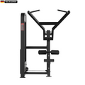 Elite Series Titanium Strength Selectorized Lat Pulldown Machine in a modern gym setting