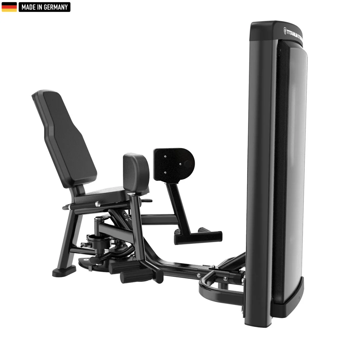 "Titanium Strength Genesis Series Selectorized Adductor Machine – premium gym equipment for inner thigh workouts."

