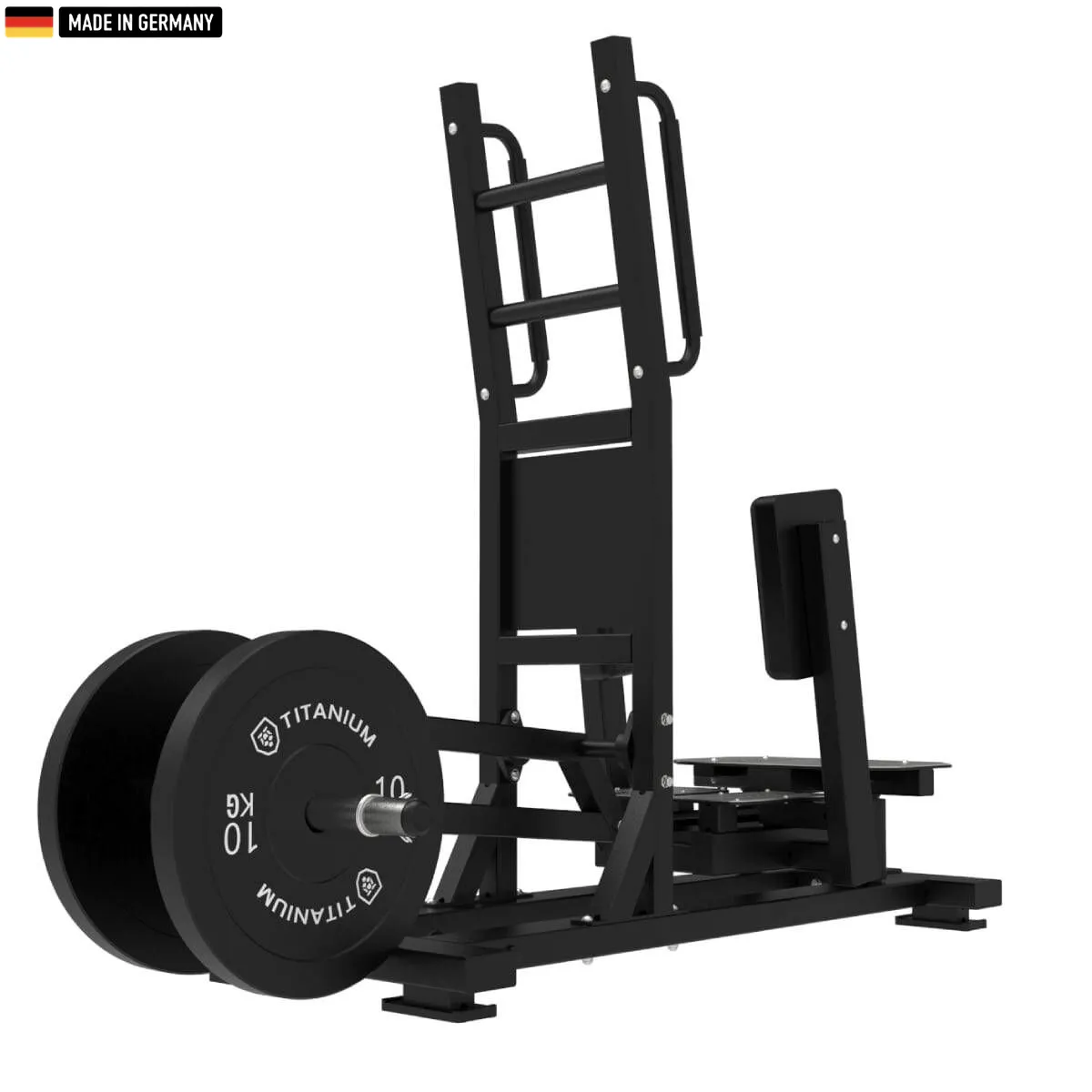 "Ultimate Standing Abductor Machine – plate-loaded strength training equipment for glutes and hips."

