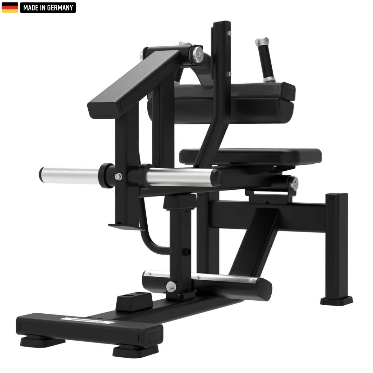 "Titanium Strength Elite Series Seated Calf Raise Machine – premium gym equipment for lower leg workouts."

