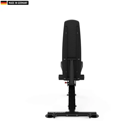 "Titanium Strength Black Series Adjustable Bench for professional strength training."

