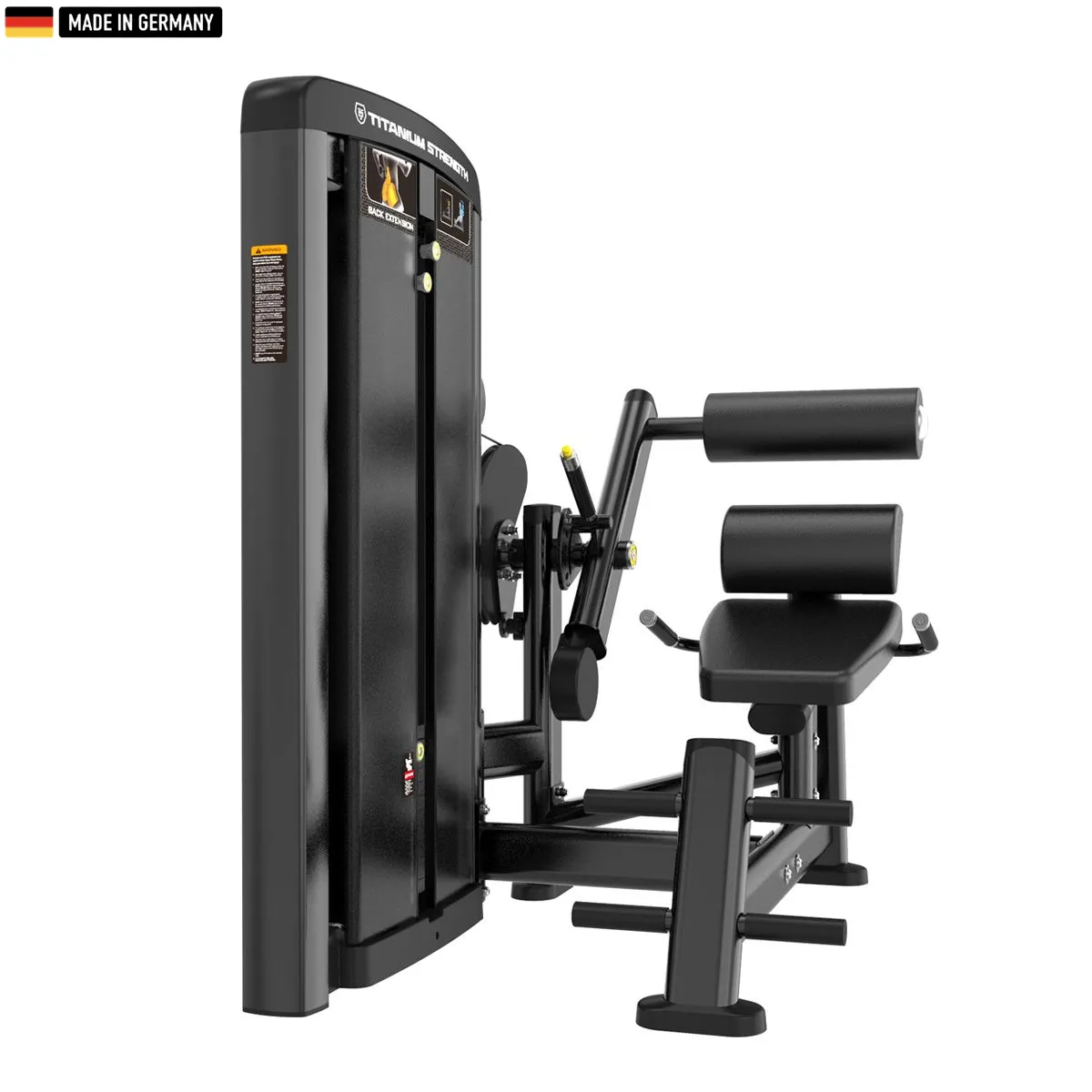 Genesis Series Ruckenstreckung machine from Titanium Strength in a professional fitness environment.