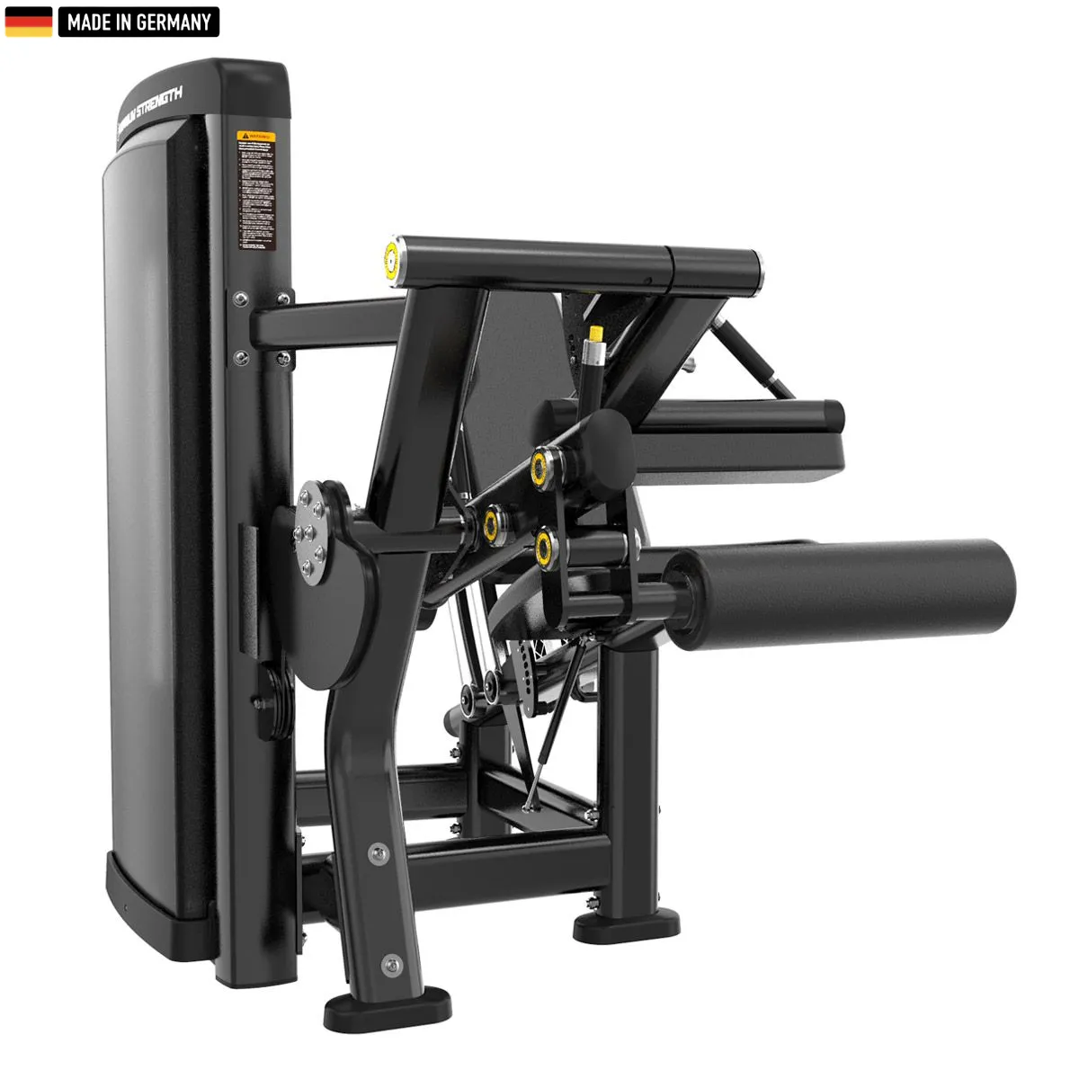 "Titanium Strength Genesis Series Selectorized Seated Leg Curl – premium hamstring training machine."

