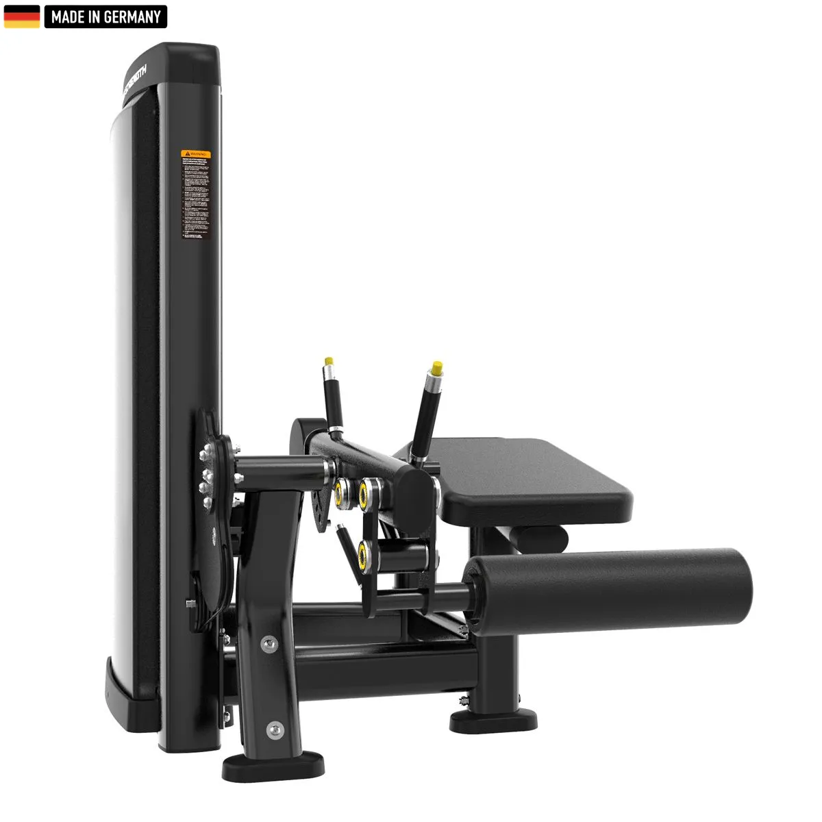 "Titanium Strength Genesis Series Selectorized Lying Leg Curl – premium fitness equipment for hamstring training."

