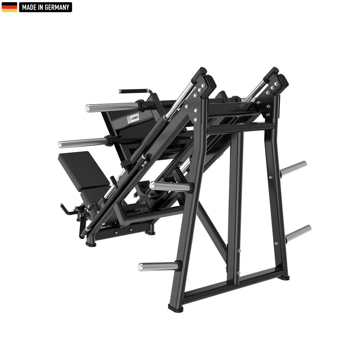 Titanium Strength 45° Leg Press – Heavy-duty gym equipment for leg muscle development.

