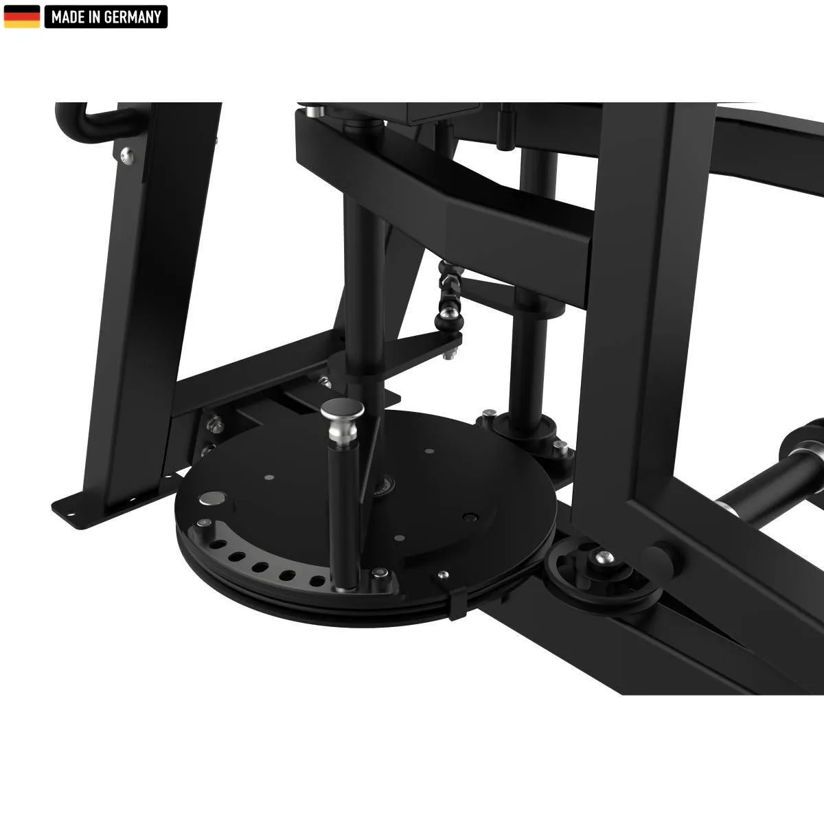 "Titanium Strength Selectorized Abductor Machine for outer thigh workouts."

