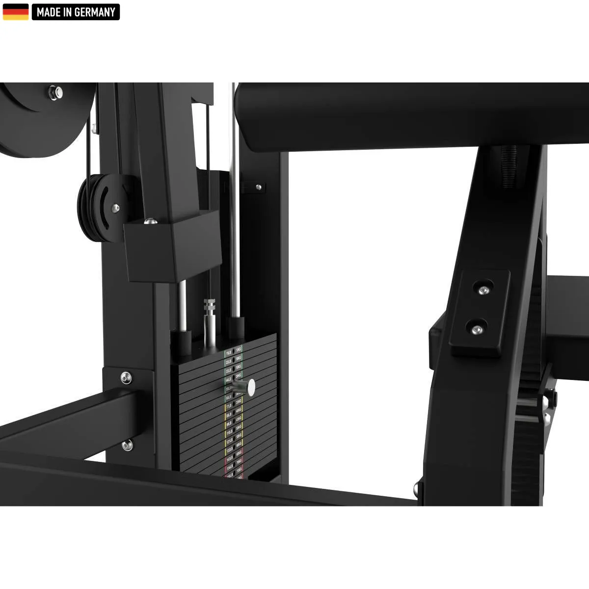 "Titanium Strength Selectorized Triceps Extension Machine EL-S20 for targeted arm training."

