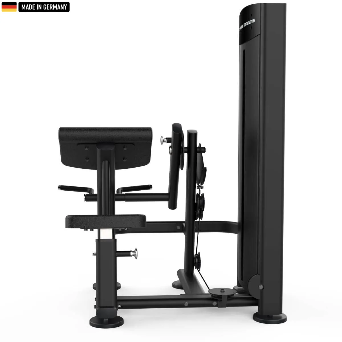 "Titanium Strength Dual Biceps Curl & Triceps Extension Machine BS-S10 for complete arm training."
