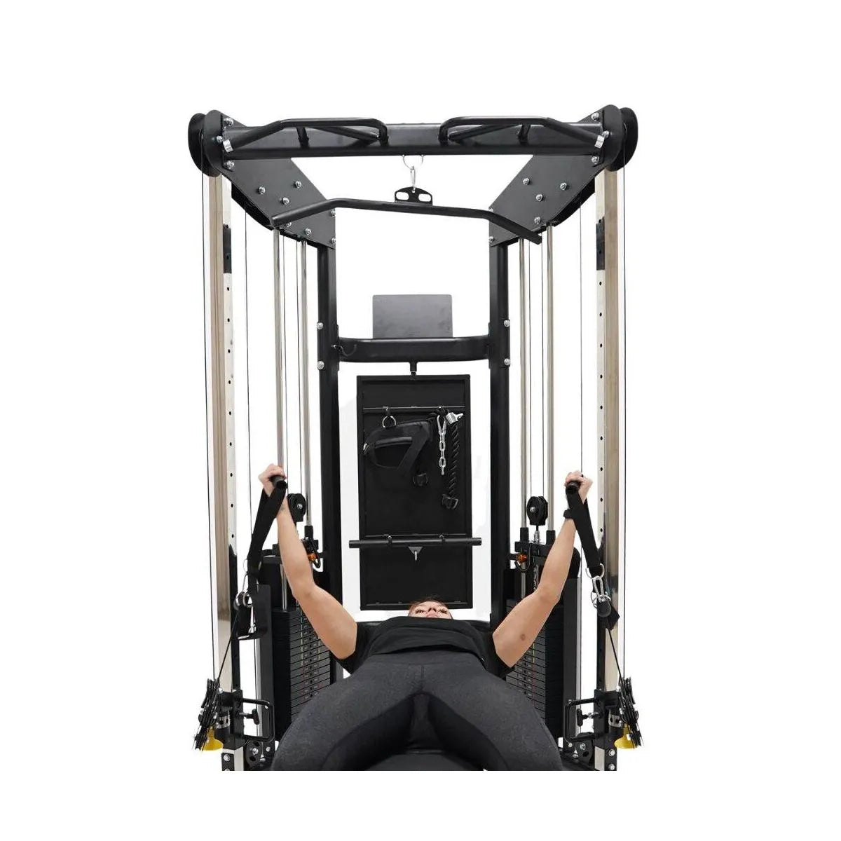  Force USA Functional Trainer mit verstellbaren Kabelzügen und robustem Rahmen für vielseitige Trainingsoptionen.