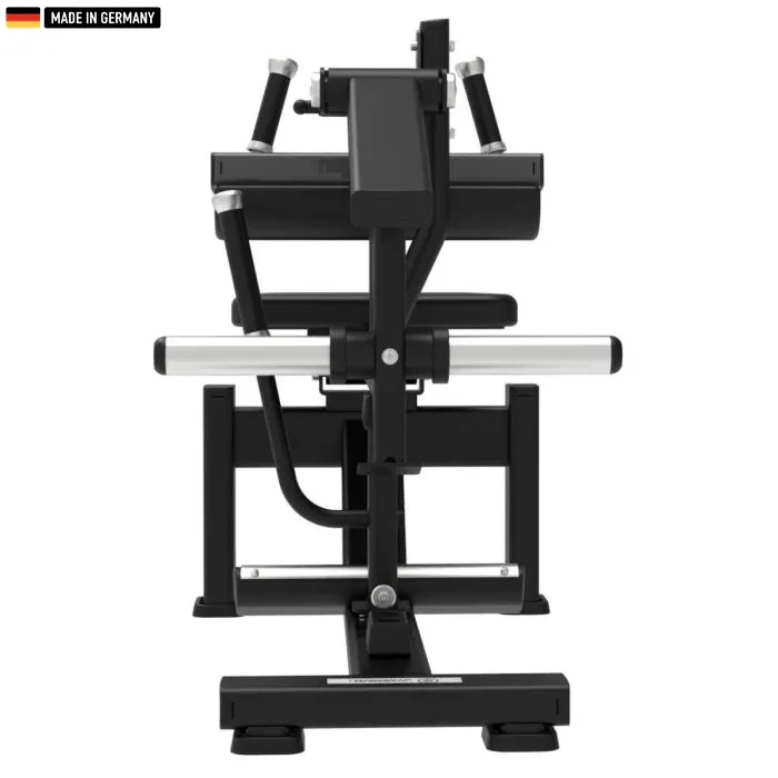 "Titanium Strength Elite Series Seated Calf Raise Machine – premium gym equipment for lower leg workouts."

