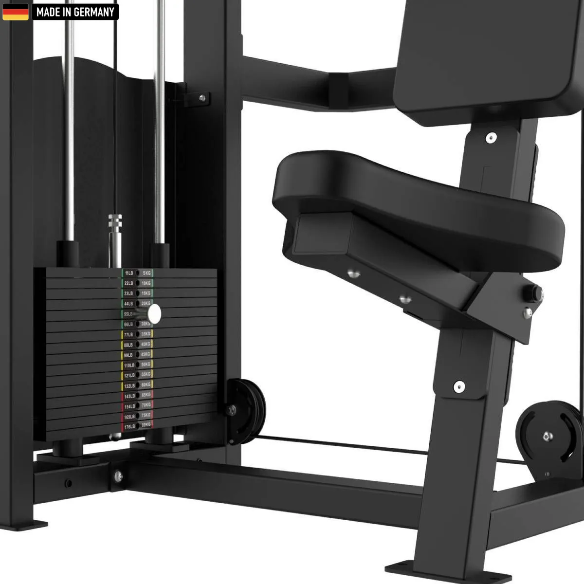 Selectorized Shoulder Press Machine by Titanium Strength for effective upper body strength training