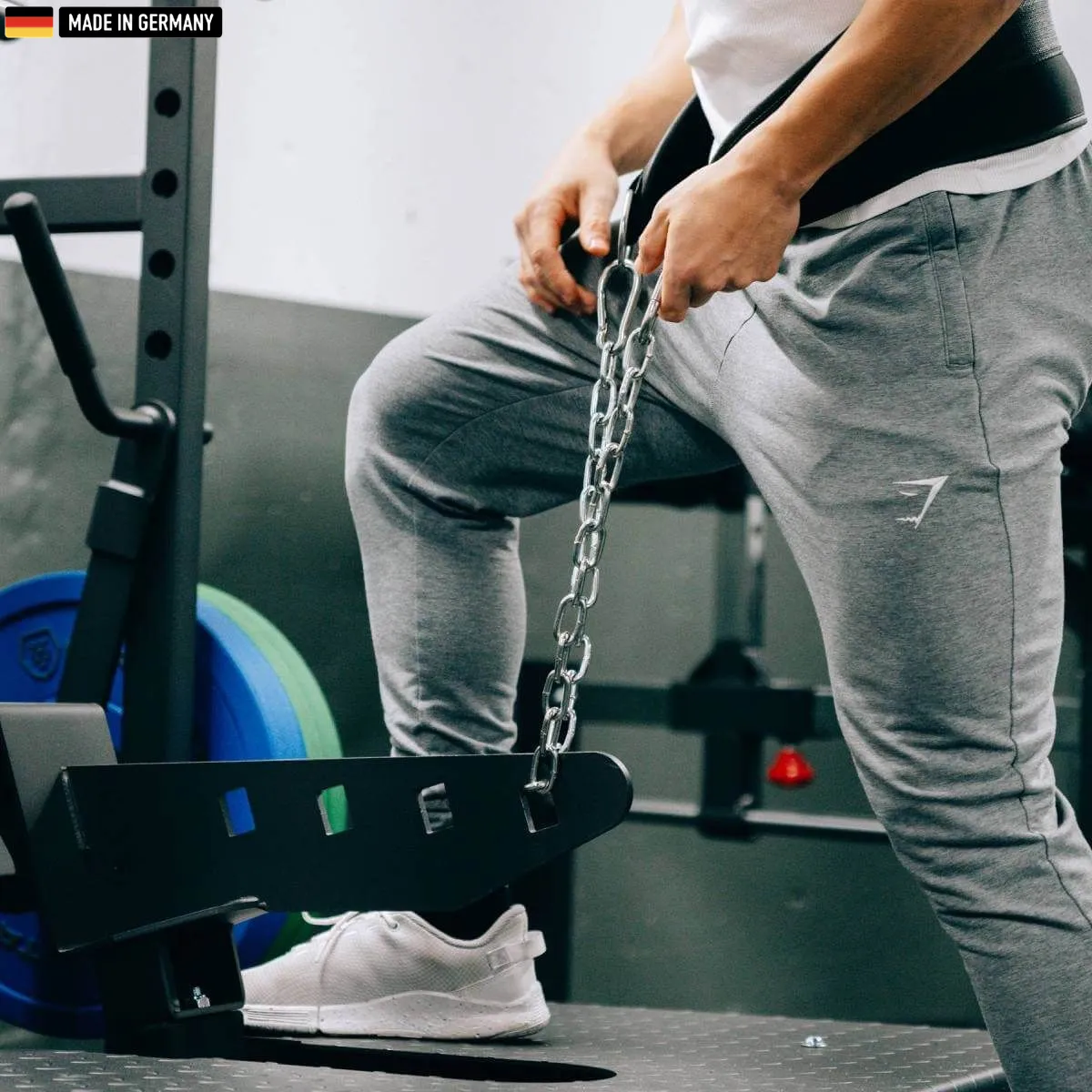 "Titanium Strength Elite Series Belt Squat Machine – advanced lower body training equipment for safe and effective squats."

